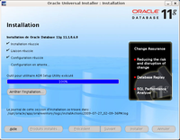 Installation d'Oracle : étape 8